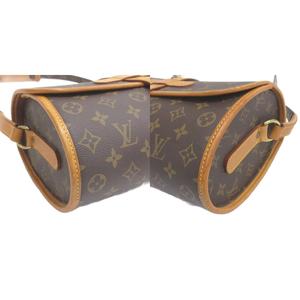 ルイヴィトン LOUIS VUITTON マヌル モノグラム ショルダーバッグ M51369 ブラウン レディース