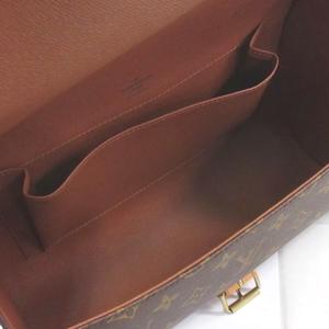 ルイヴィトン LOUIS VUITTON マヌル モノグラム ショルダーバッグ M51369 ブラウン レディース