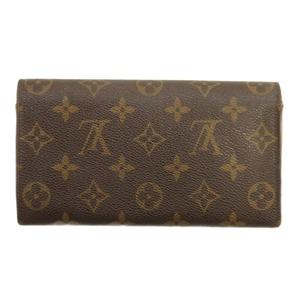 ルイヴィトン LOUIS VUITTON モノグラム ポシェット ポルトモネ クレディ 長財布 M61723 ブラウン メンズ レディース