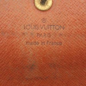 ルイヴィトン LOUIS VUITTON モノグラム ポシェット ポルトモネ クレディ 長財布 M61723 ブラウン メンズ レディース