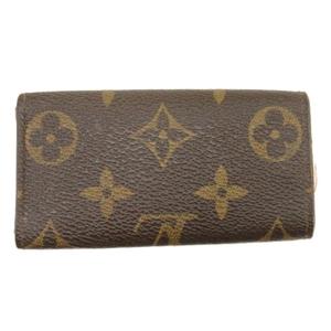 ルイヴィトン LOUIS VUITTON モノグラム ミュルティクレ4 キーケース M62631 ブラウン メンズ レディース
