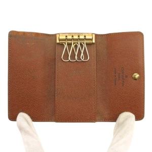 ルイヴィトン LOUIS VUITTON モノグラム ミュルティクレ4 キーケース M62631 ブラウン メンズ レディース