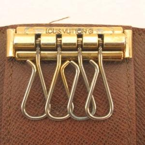 ルイヴィトン LOUIS VUITTON モノグラム ミュルティクレ4 キーケース M62631 ブラウン メンズ レディース