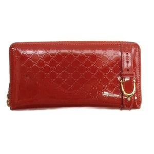 グッチ GUCCI マイクログッチシマ柄 長財布 ウォレット 309758 レッド レディース