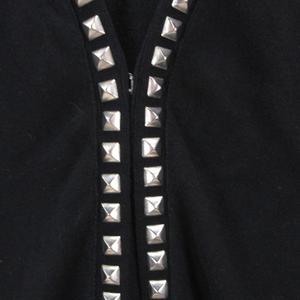 ヒステリックグラマー HYSTERIC GLAMOUR スタッズ カーディガン 長袖 S ■GY09 メンズ