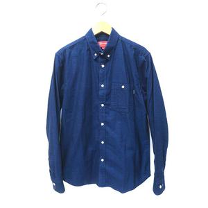 Supreme シュプリーム Oxford Shirts ボタンダウン オックスフォード 厚手 長袖 シャツ S Navy 紺 メンズ 019 ベクトルパーク
