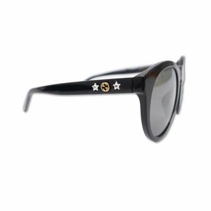 グッチ GUCCI GG0345SA スター インターロッキングG セルフレーム サングラス 54□21-150 BLACK(ブラック) レディース