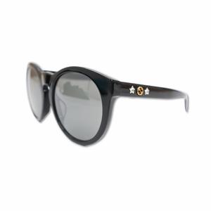 グッチ GUCCI GG0345SA スター インターロッキングG セルフレーム サングラス 54□21-150 BLACK(ブラック) レディース