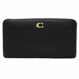 コーチ COACH CR547 レザー アコーディオン ジップ ウォレット 長財布 BLACK(ブラック) レディース