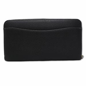 コーチ COACH CR547 レザー アコーディオン ジップ ウォレット 長財布 BLACK(ブラック) レディース