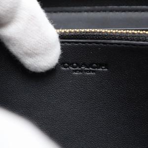 コーチ COACH CR547 レザー アコーディオン ジップ ウォレット 長財布 BLACK(ブラック) レディース