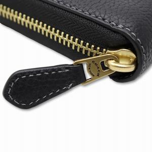 コーチ COACH CR547 レザー アコーディオン ジップ ウォレット 長財布 BLACK(ブラック) レディース