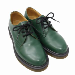 ドクターマーチン DR.MARTENS 1461PW レザー  3ホール シューズ 24.0cm GREENVERT(グリーンレイバー) メンズ