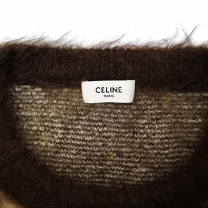 未使用品 セリーヌ CELINE Cropped Boxy Sweater in Brushed Mohair 