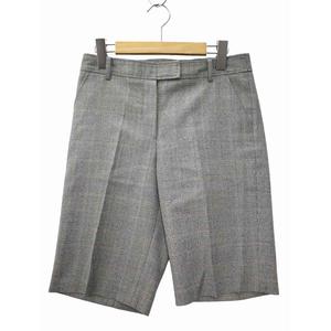 ブルックスブラザーズ BROOKS BROTHERS ウール グレンチェック ハーフパンツ 2 GRAY(グレー) 春秋 レディース