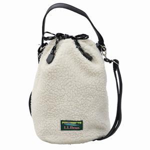 エルエルビーン L.L.BEAN 宝島社 otona MUSE 12月号 付録 巾着 ボアポシェット WHITE(ホワイト) レディース