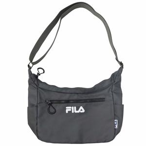 フィラ FILA ロゴプリント ショルダーポーチ CHARCOAL チャコール CT-1625 メンズ レディース