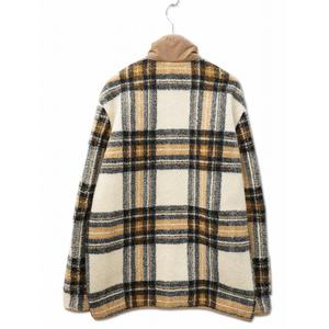 モンクレール MONCLER FELPA APERTA CON ZIP ZIP UP CARDIGAN チェック ジップ フリース ジャケット XL メンズ