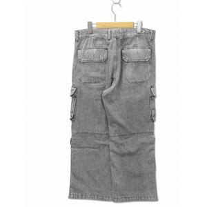 ディーゼル DIESEL 2024AW D-TOUCH-CARGO USED加工 ワイド カーゴ デニムパンツ W29 WASH GRAY(ウォッシュグレー) メンズ