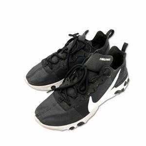 ナイキ NIKE EACT ELEMENT 55 リアクトエレメント 55 スニーカー ランニングシューズ 24.0 ブラック × ホワイト レディース