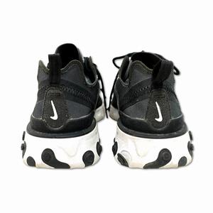 ナイキ NIKE EACT ELEMENT 55 リアクトエレメント 55 スニーカー ランニングシューズ 24.0 ブラック × ホワイト レディース