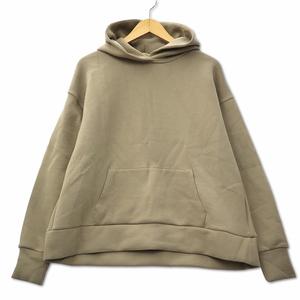 スタディオクリップ Studio Clip ボンディング スウェット プルオーバー パーカー M ベージュ レディース