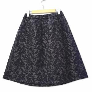 ケティ KETTY タック入り ラメ ニット スカート 1 ブラック レディース