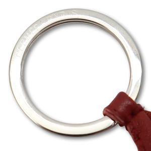 エルメス HERMES レザー カルメン ウノドス タッセル キーリング レディース
