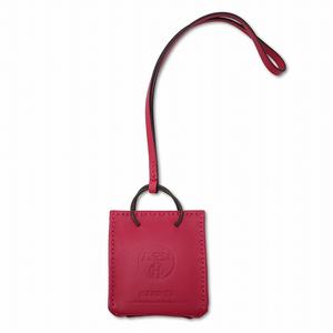 未使用品 エルメス HERMES アニョーミロ バックチャーム ショッパー サック Y刻印 ローズメキシコ レディース
