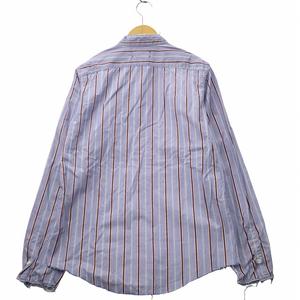 MEYAME メヤメ STAND COLLAR STRIPED SHIRT スタンドカラー ストライプ 