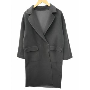 イエナ IENA ダブルフェイス リバーシブル チェスターコート 34(XS) CHARCOAL/GRAY(チャコール/グレー) 秋冬 レディース