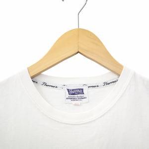フェローズ PHERROWS PHERROW'S プリント 半袖 クルーネック Tシャツ 38 WHITE ホワイト メンズ