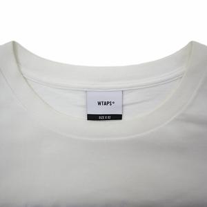 ダブルタップス WTAPS IDENTITY / SS / COTTON クルーネック バックプリント 半袖 Tシャツ 02(M) WHITE(ホワイト) メンズ