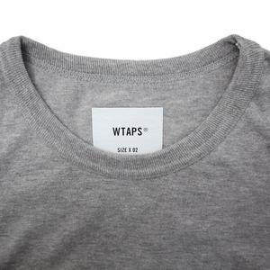 ダブルタップス WTAPS ACADEMY / SS / CTPL. CONTAINING クルーネック バックプリント 半袖 Tシャツ 02(M) ASH GRAY(アッシュグレー) メンズ