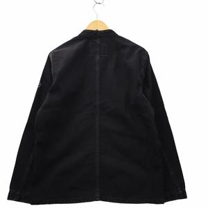 ラッツ RATS サンプル ボタンアップ デニムジャケット M BLACK ブラック メンズ