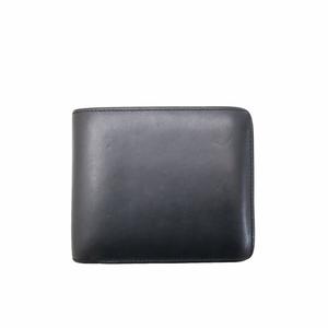 土屋鞄製造所 土屋鞄 ブライドルレザー 二つ折り 財布 ウォレット BLACK × BROWN ブラック × ブラウン メンズ