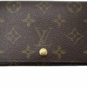 ルイヴィトン LOUIS VUITTON モノグラム ポルトフォイユ・トレゾール L字ファスナー 二つ折り財布 M61736 メンズ