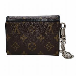 ルイヴィトン LOUIS VUITTON M60167 モノグラム・マカサー ポルトフォイユ・コンパクト ウォレットチェーン 財布 メンズ