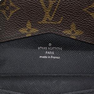 ルイヴィトン LOUIS VUITTON M60167 モノグラム・マカサー ポルトフォイユ・コンパクト ウォレットチェーン 財布 メンズ