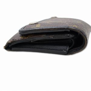 ルイヴィトン LOUIS VUITTON M60167 モノグラム・マカサー ポルトフォイユ・コンパクト ウォレットチェーン 財布 メンズ