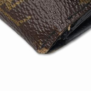 ルイヴィトン LOUIS VUITTON M60167 モノグラム・マカサー ポルトフォイユ・コンパクト ウォレットチェーン 財布 メンズ