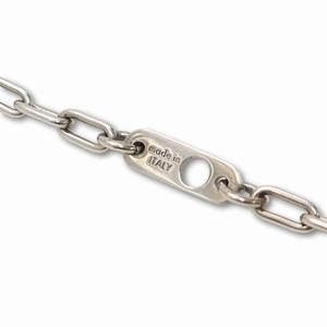 ルイヴィトン LOUIS VUITTON M68341 コリエ・LV ステープル エディション ネックレス SILVER(シルバー) メンズ