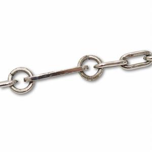 ルイヴィトン LOUIS VUITTON M68341 コリエ・LV ステープル エディション ネックレス SILVER(シルバー) メンズ