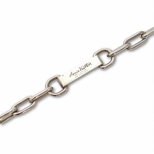 ルイヴィトン LOUIS VUITTON M68341 コリエ・LV ステープル エディション ネックレス SILVER(シルバー) メンズ