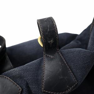 グッチ GUCCI ヴィンテージ 帆布 ボストン トートバッグ NAVY ネイビー メンズ レディース