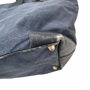 グッチ GUCCI ヴィンテージ 帆布 ボストン トートバッグ NAVY ネイビー メンズ レディース