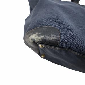 グッチ GUCCI ヴィンテージ 帆布 ボストン トートバッグ NAVY ネイビー メンズ レディース