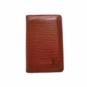 ルイヴィトン LOUIS VUITTON ポシェット カルト ヴィレッジ カードケース 赤茶 