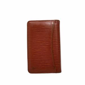 ルイヴィトン LOUIS VUITTON ポシェット カルト ヴィレッジ カードケース 赤茶 