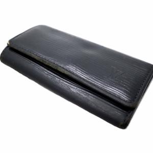 ルイヴィトン LOUIS VUITTON エピ ミュルティクレ4 4連 キーケース ブラック CA0152 メンズ レディース